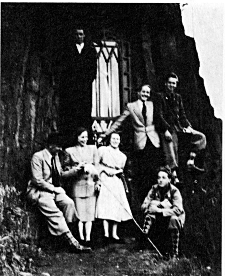 1956 Besuch der Freilichtbühne Druidenstein