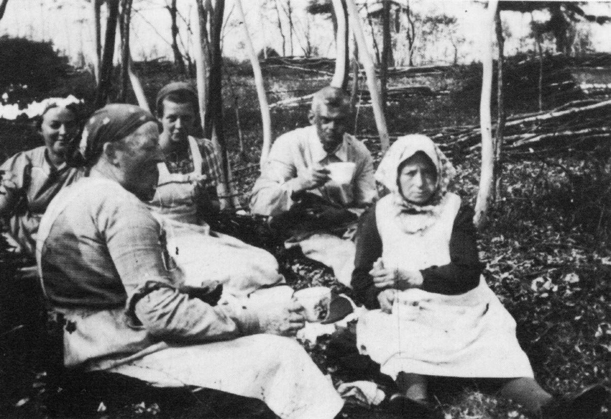 Verdiente Kaffeepause im Hauberg