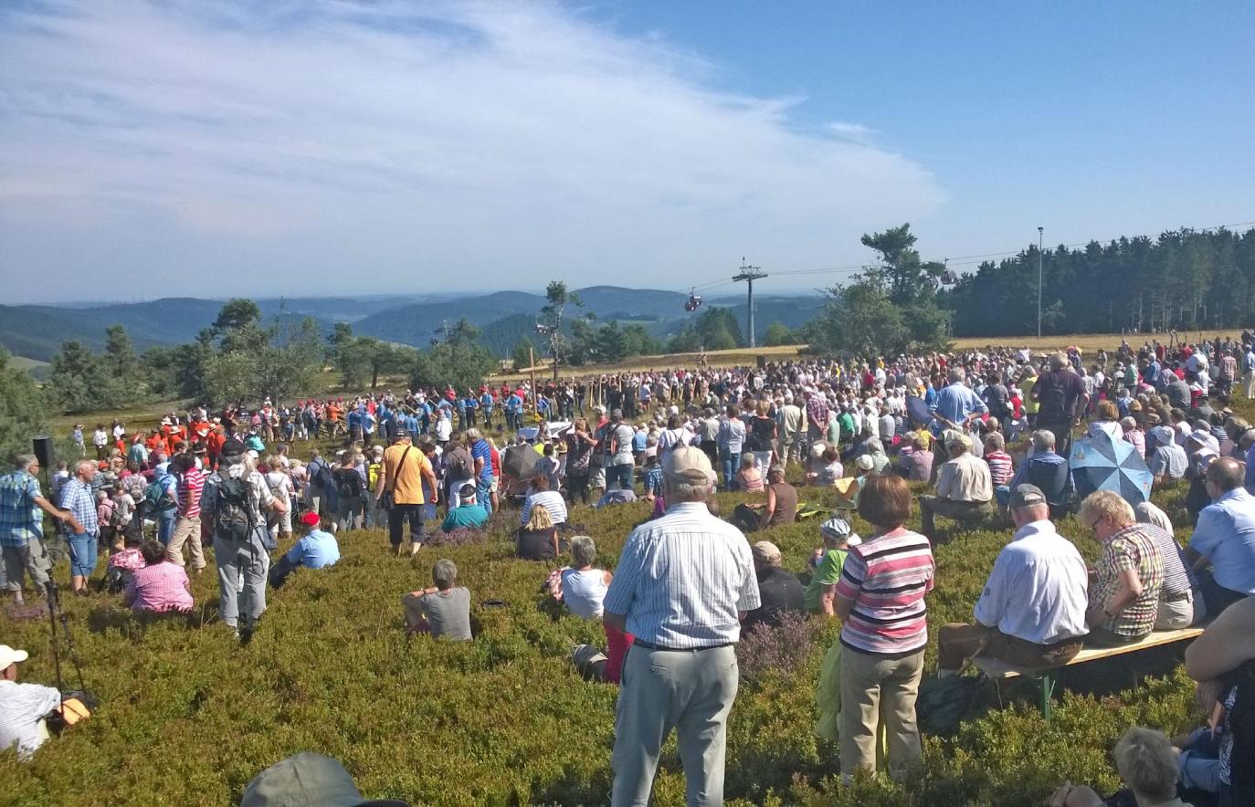 Gottesdienst auf dem Ettelsberg